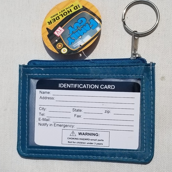 Family Guy Wallet ID Holder w/Key Ring - Picture 3 of 4